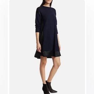 Rag&Bone ‘Sadie’ Merino Wool & Silk Long Sleeve Shift